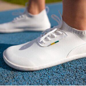 Be Lenka Stride All White Barefoot Sock Sneakers